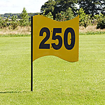 340 yard  long golf driving range Buxton in the Peak District