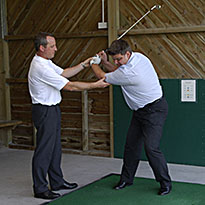 Individual golf tuition with PGA coach at Peak Practice Golf Buxton