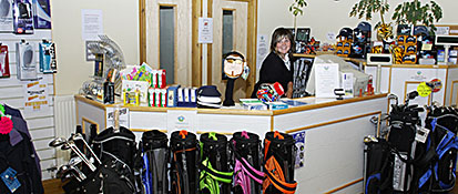 Friendly helpful reception staff at Buxton golf driving range Derbyshire